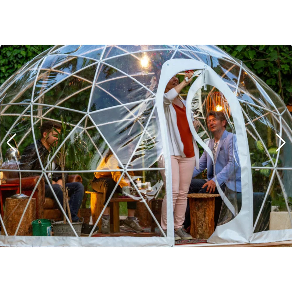 Garden Igloo | Dome, PVC, 11'9"W, 7'2"H - Outdoor Dining, Play Area for Children, Stylish Conservatory, Greenhouse, Gazebo - Image 3
