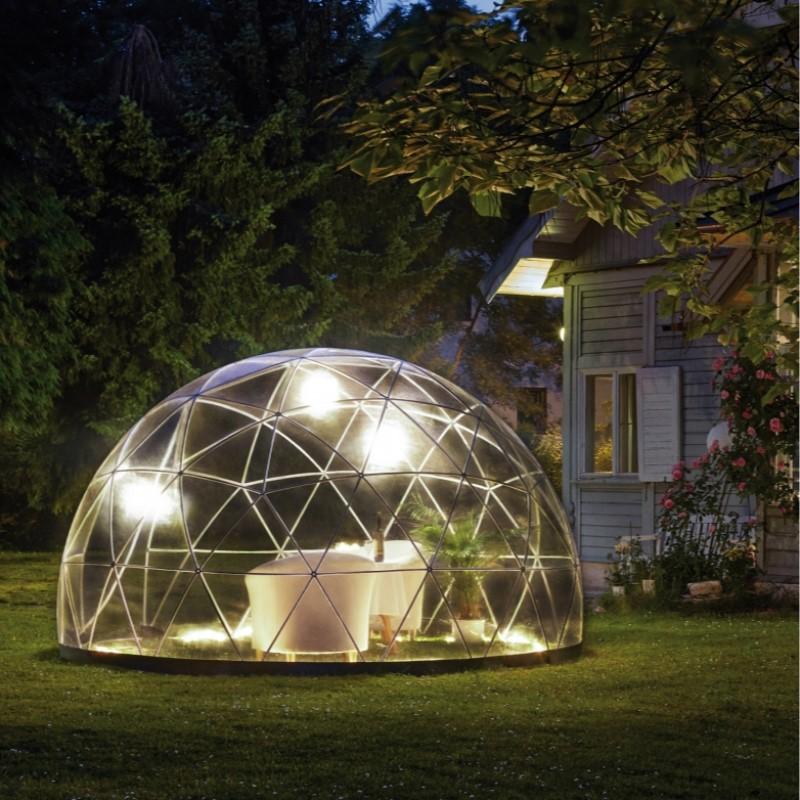Garden Igloo | Dome, Aluminum, 11'9"W, 7'2"H - Outdoor Dining, Play Area for Children, Stylish Conservatory, Greenhouse, Gazebo - Image 10