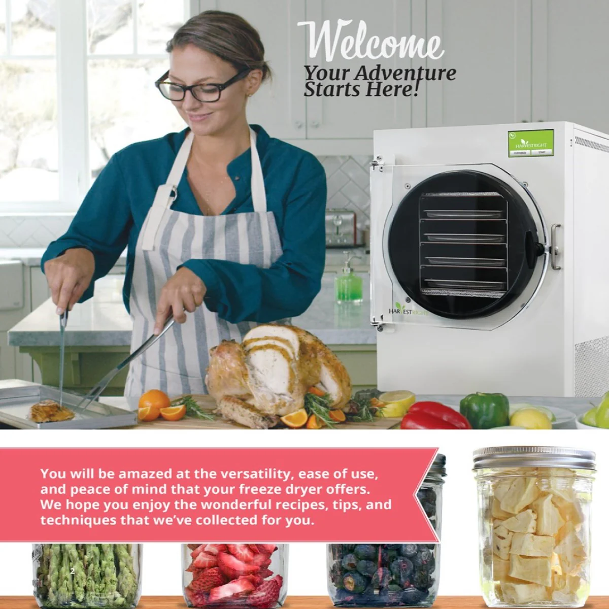 Harvest Right | Discover Home Freeze Drying Hardback Recipe Book - Image 4