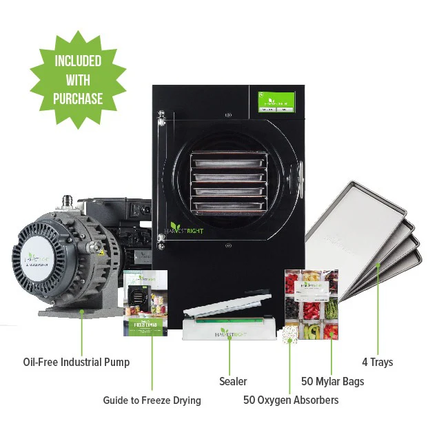 Harvest Right | Home Pro Freeze Dryer Small (4 Trays) with Vacuum Pump and Mylar Starter Kit - Image 18