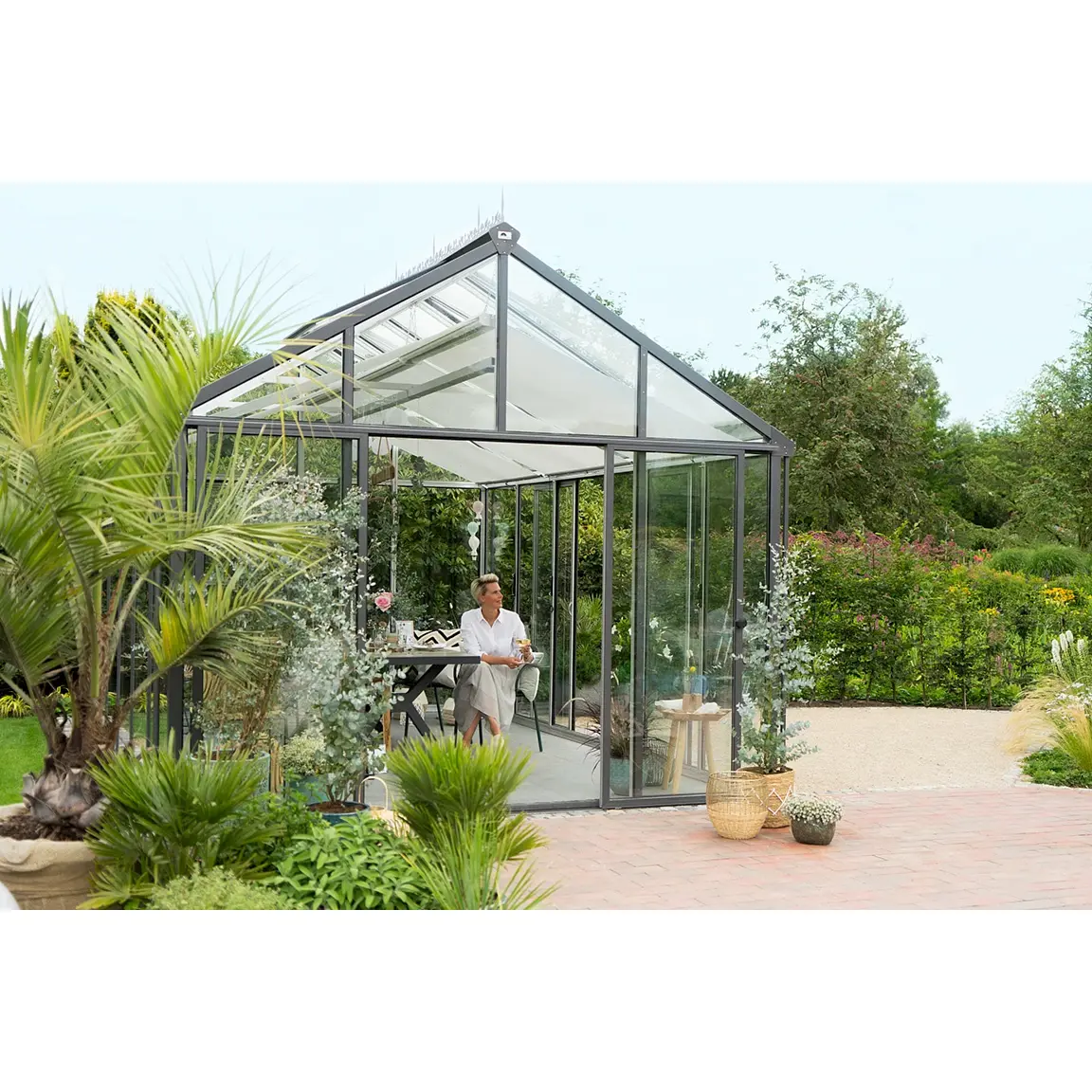 Hoklartherm | 11.5 ft wide 10.5 ft tall Livingten Double-Pane Insulated Glass Greenhouse Kit With 22mm ISO Safety Glass Glazing, three sizes - Image 12