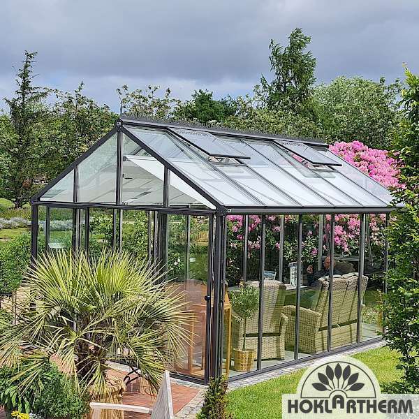 Hoklartherm | 11.5 ft wide 10.5 ft tall Livingten Double-Pane Insulated Glass Greenhouse Kit With 22mm ISO Safety Glass Glazing, three sizes - Image 19