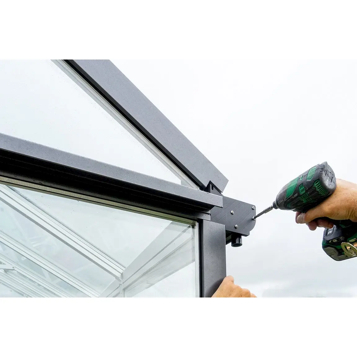Hoklartherm | 11.5 ft wide 10.5 ft tall Livingten Double-Pane Insulated Glass Greenhouse Kit With 22mm ISO Safety Glass Glazing, three sizes - Image 25