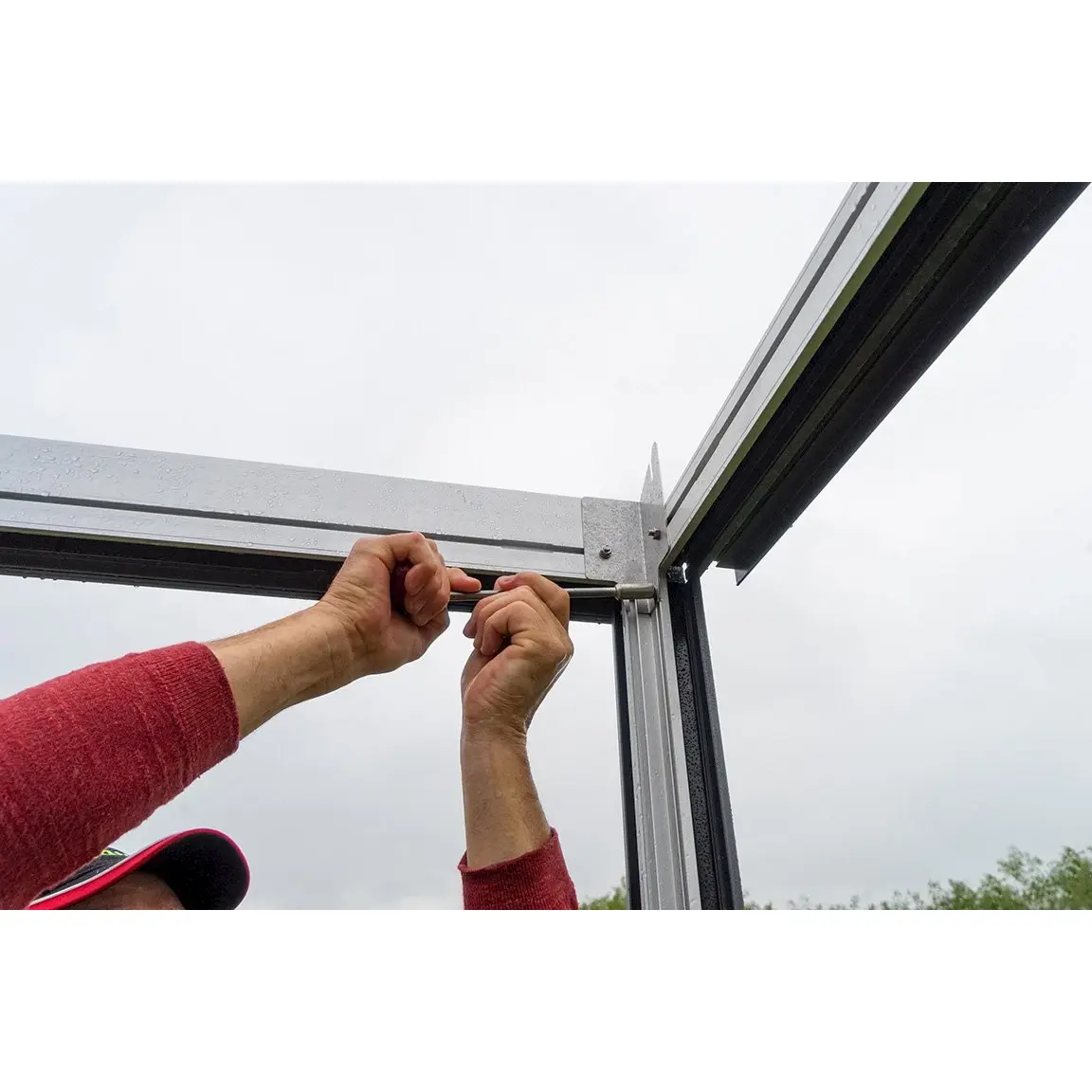 Hoklartherm | 11.5 ft wide 10.5 ft tall Livingten Double-Pane Insulated Glass Greenhouse Kit With 22mm ISO Safety Glass Glazing, three sizes - Image 8