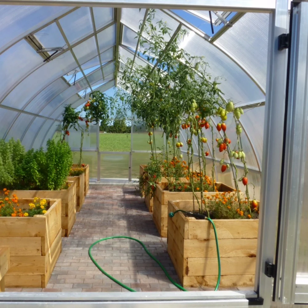 Hoklartherm | 14ft x 19ft 10in x 9ft 10in Riga XL6 Professional Greenhouse Kit With 16mm Triple-wall Polycarbonate Glazing - Image 15