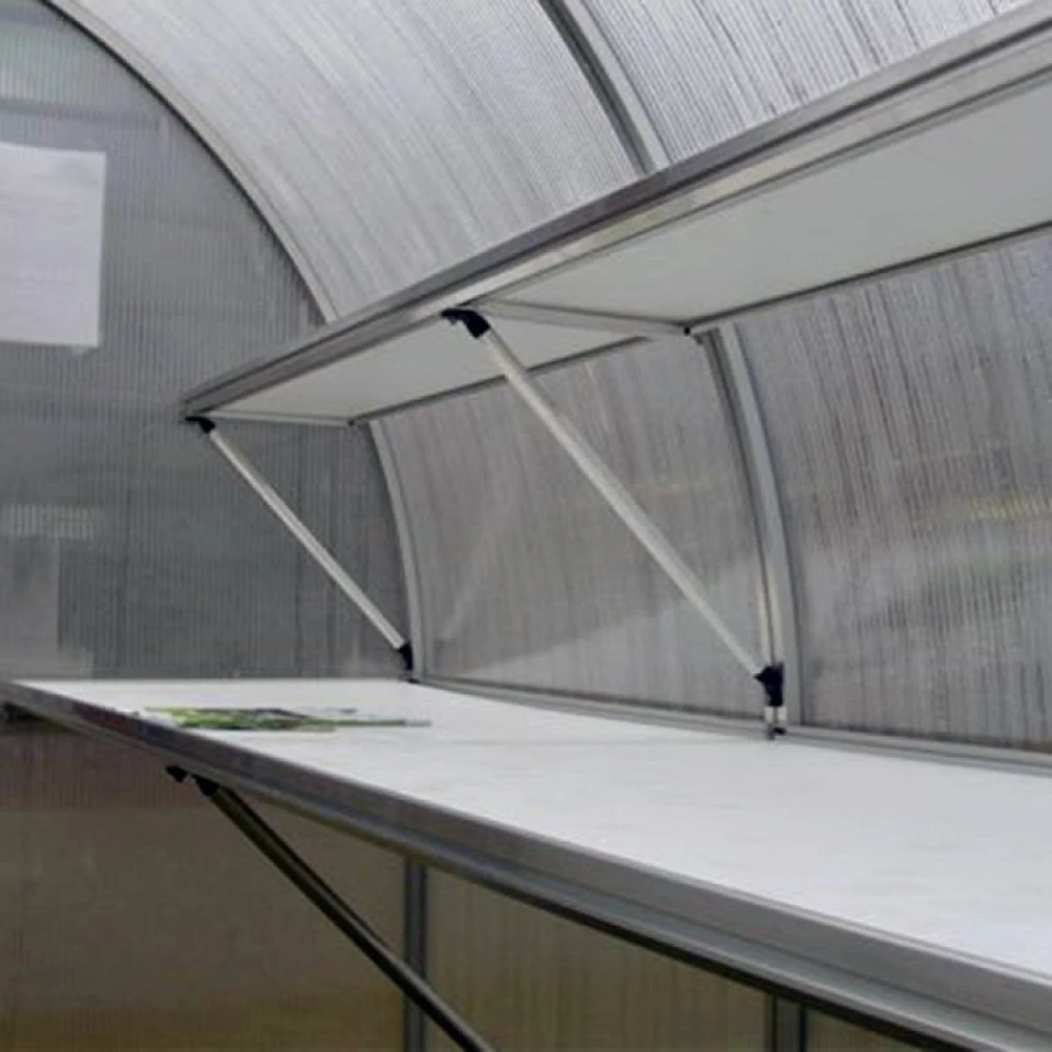 Hoklartherm | 7ft 8in x 7ft x 7ft 1in Riga 2S Hobby Greenhouse Kit With 8mm Twin-wall Polycarbonate Glazing - Image 6