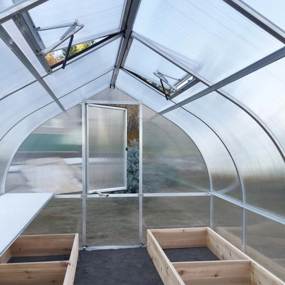 Hoklartherm | 9ft 8in x 14ft x 7ft 7in Riga 4 Hobby Greenhouse Kit With 8mm Twin-wall Polycarbonate Glazing - Image 10