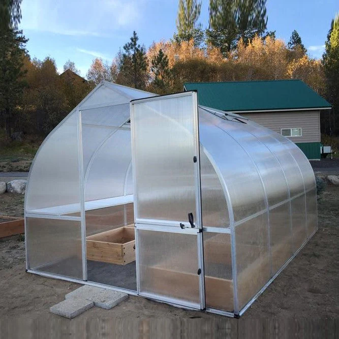 Hoklartherm | 9ft 8in x 14ft x 7ft 7in Riga 4 Hobby Greenhouse Kit With 8mm Twin-wall Polycarbonate Glazing - Image 3
