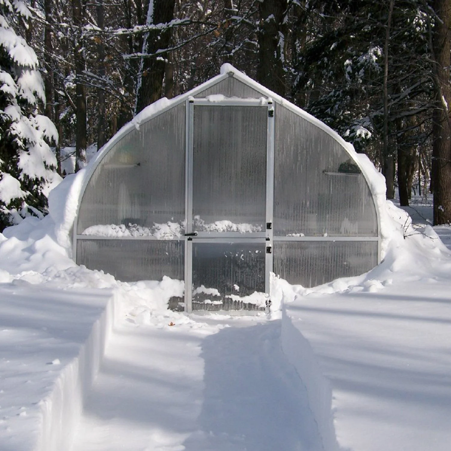 Hoklartherm | 9ft 8in x 17ft 6in x 7ft 7in Riga 5 Hobby Greenhouse Kit With 8mm Twin-wall Polycarbonate Glazing - Image 14
