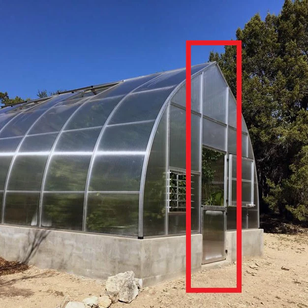 Hoklartherm | Riga Greenhouse Door Extension Kit - Image 2