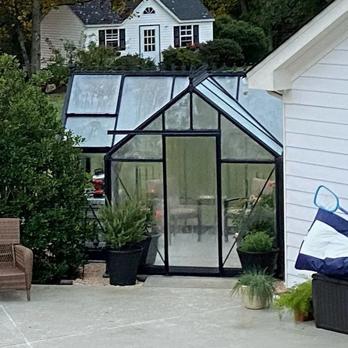 Janssens | 10x13x8 ft Junior Orangerie Glass Greenhouse Kit With 4mm Tempered Glass Glazing - Image 13