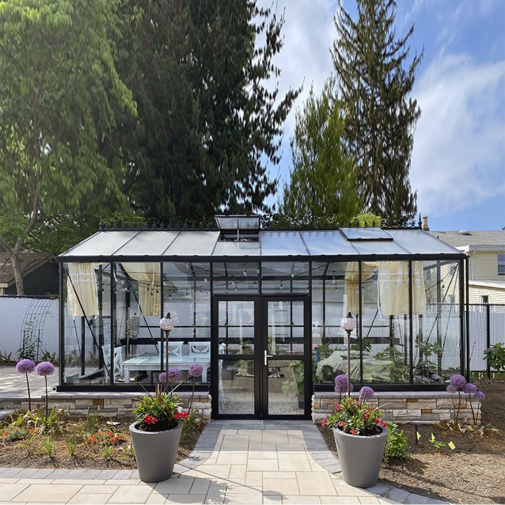 Janssens | 10x20x9 ft Royal Victorian VI 36 Medium Glass Greenhouse Kit With 4mm Tempered Glass Glazing - Image 13