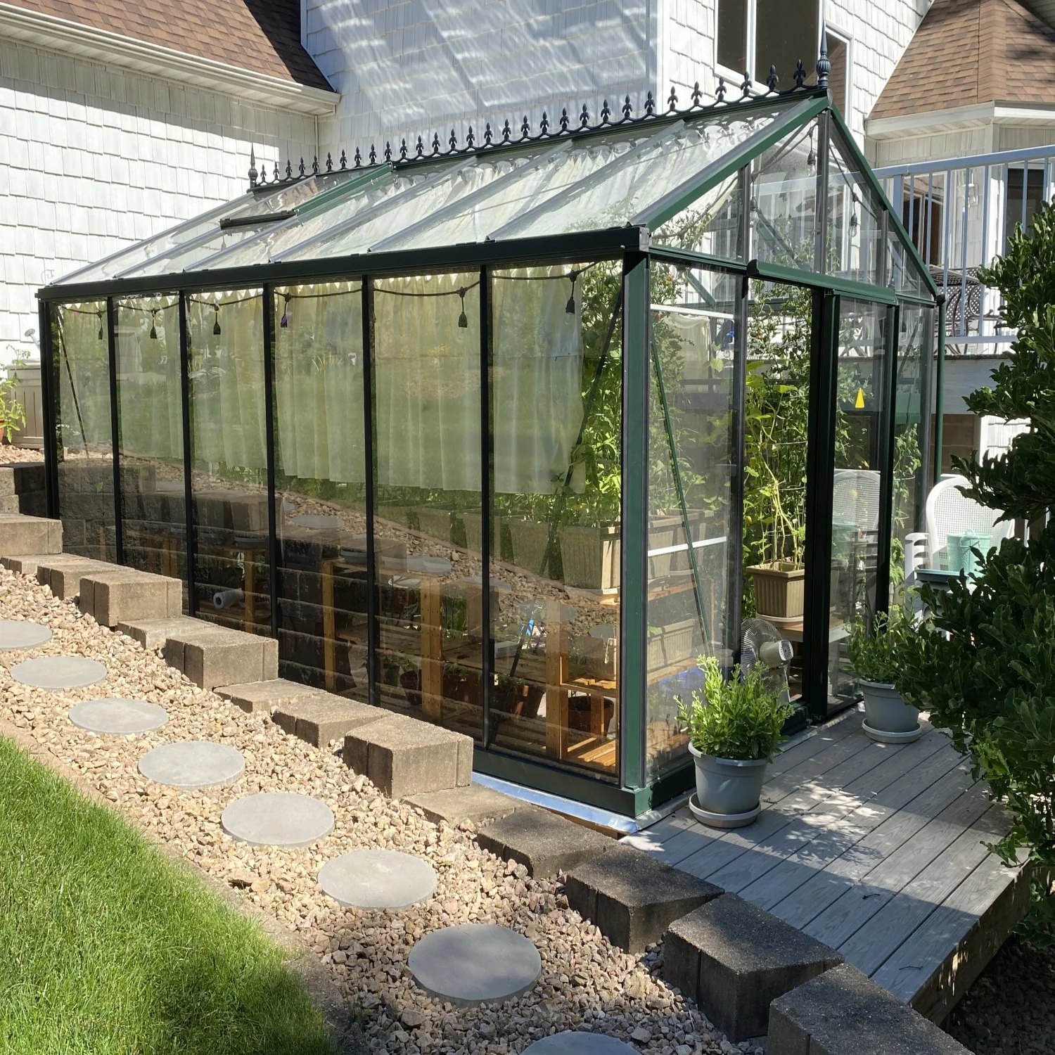 Janssens | 10x20x9 ft Royal Victorian VI 36 Medium Glass Greenhouse Kit With 4mm Tempered Glass Glazing - Image 3
