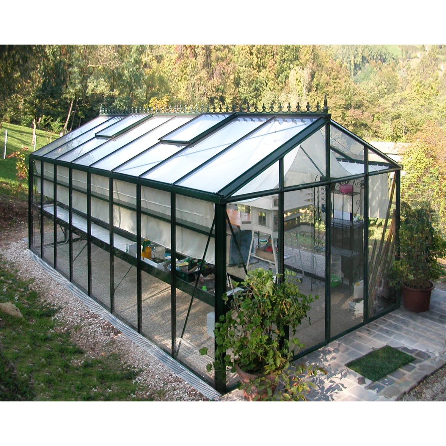 Janssens | 10x20x9 ft Royal Victorian VI 36 Medium Glass Greenhouse Kit With 4mm Tempered Glass Glazing - Image 4