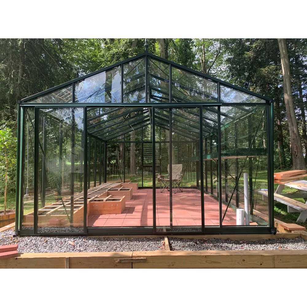 Janssens | 12.5x20x9 ft Royal Victorian VI 46 Large Glass Greenhouse Kit With 4mm Tempered Glass Glazing - Image 25