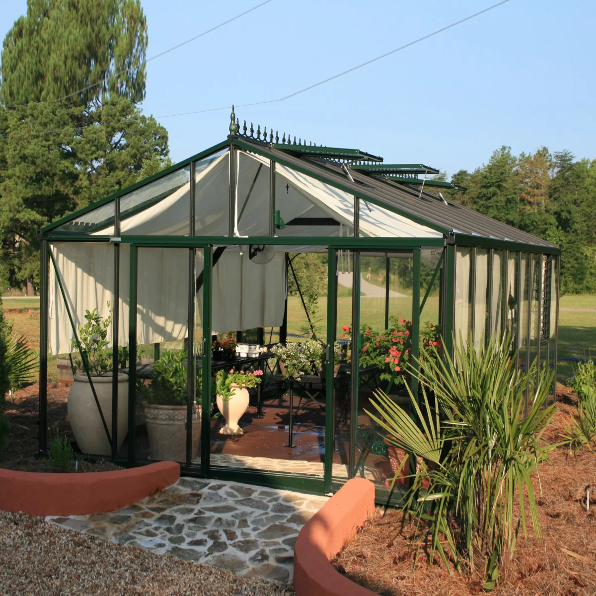 Janssens | 12.5x20x9 ft Royal Victorian VI 46 Large Glass Greenhouse Kit With 4mm Tempered Glass Glazing - Image 3