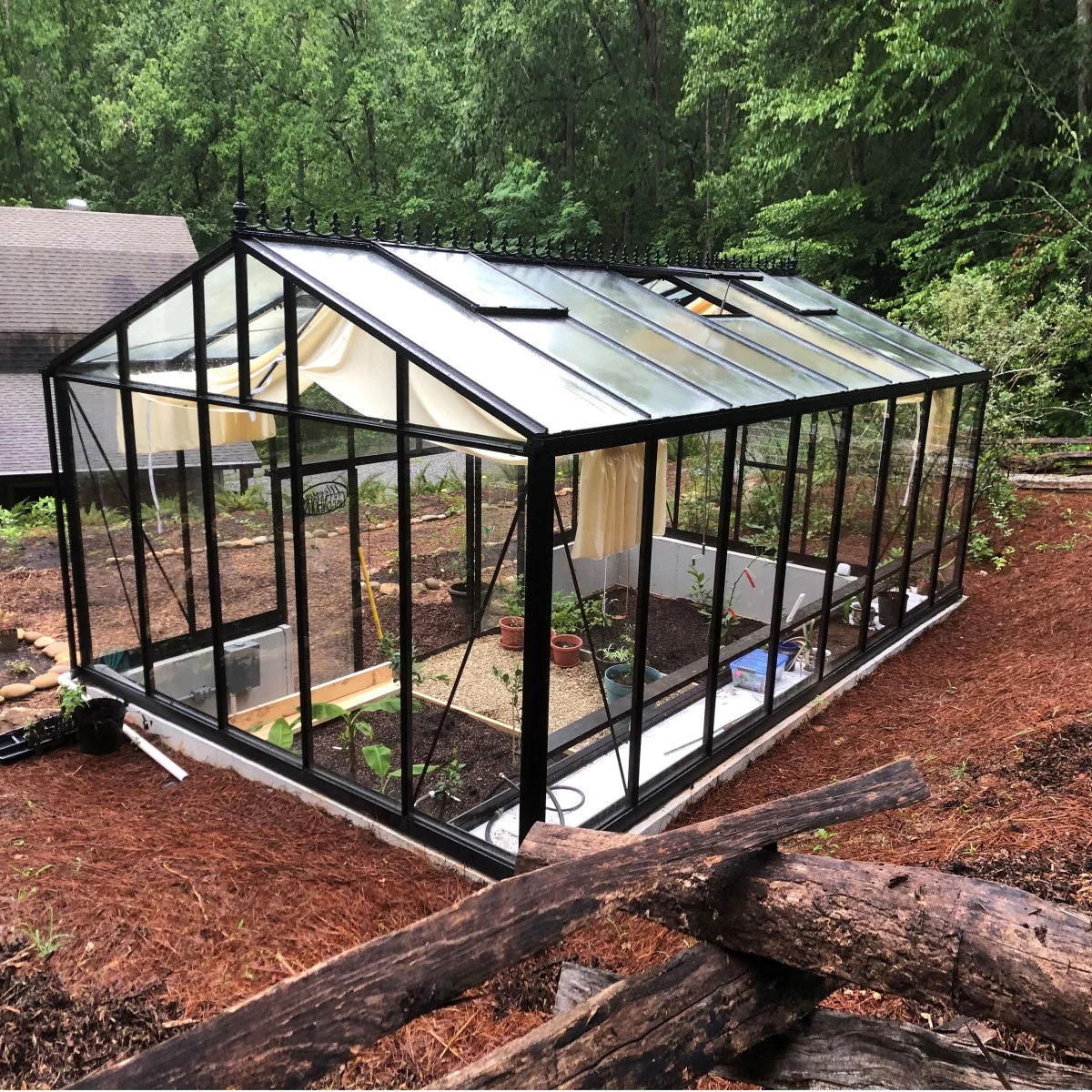 Janssens | 12.5x20x9 ft Royal Victorian VI 46 Large Glass Greenhouse Kit With 4mm Tempered Glass Glazing - Image 9