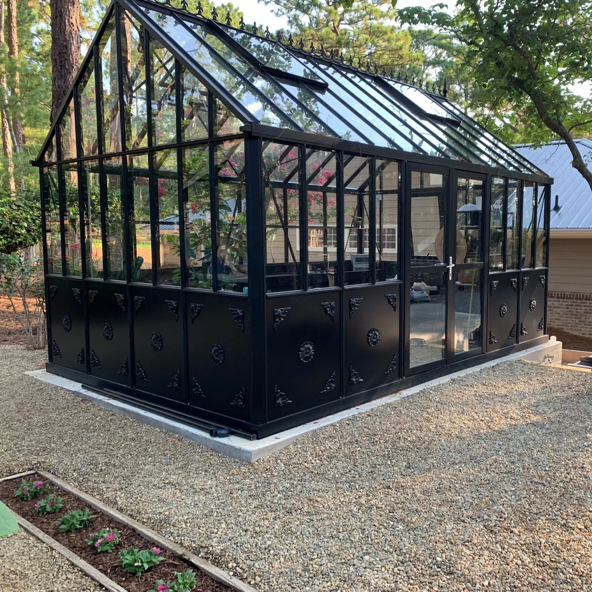 Janssens | 12.5x20x9 ft Retro Royal Victorian VI 46 Large Greenhouse Kit With 4mm Tempered Glass Glazing