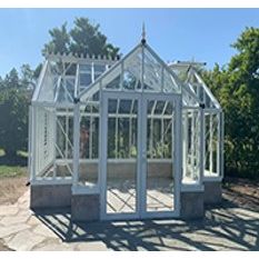 Janssens | 13x13 Ft Royal EOS T Glass Greenhouse Kit with 4mm Tempered Glass Glazing for Stem Wall - Image 3