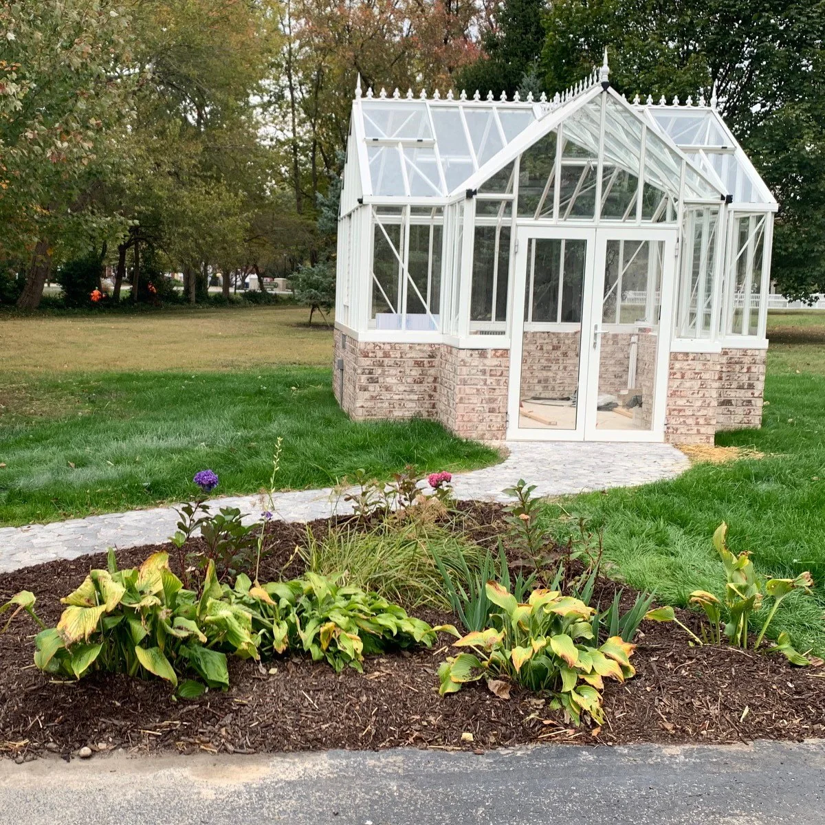 Janssens | 13x13 Ft Royal EOS T Glass Greenhouse Kit with 4mm Tempered Glass Glazing for Stem Wall - Image 4