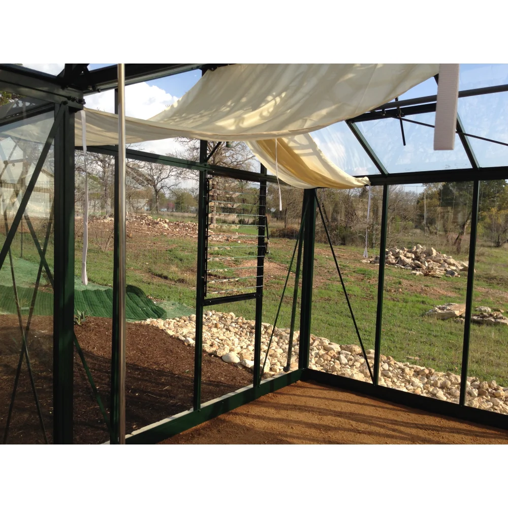 Janssens | 13x16x9 ft Royal Orangerie Glass Greenhouse Kit With 4mm Tempered Glass Glazing - Image 9