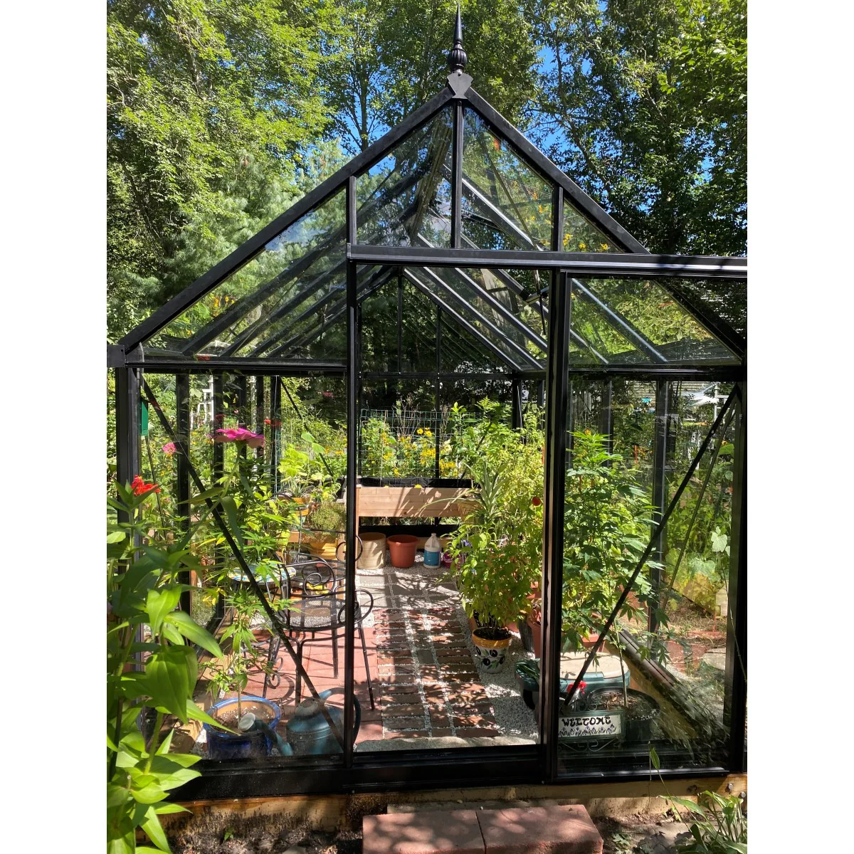 Janssens | 8x12.5x8 ft Junior Victorian J-VIC 24 Glass Greenhouse Kit With 4mm Tempered Glass Glazing - Image 8