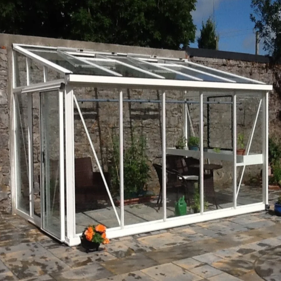 Janssens | Arcadia Lean-To Glass Greenhouse MQJ779 - Image 6