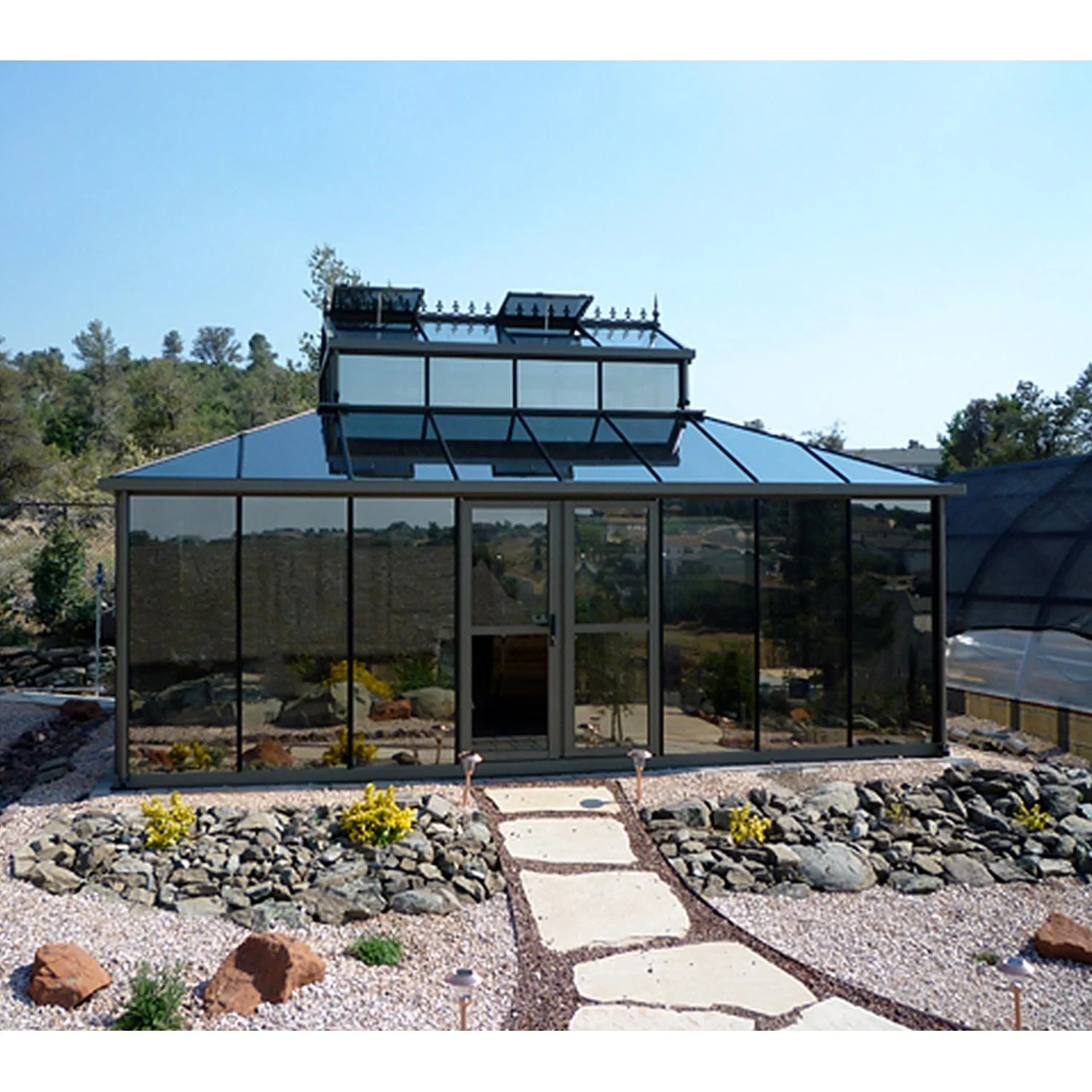 Janssens | Cathedral Victorian Glass Greenhouse Kit With 4mm Tempered Glass Glazing - Image 4