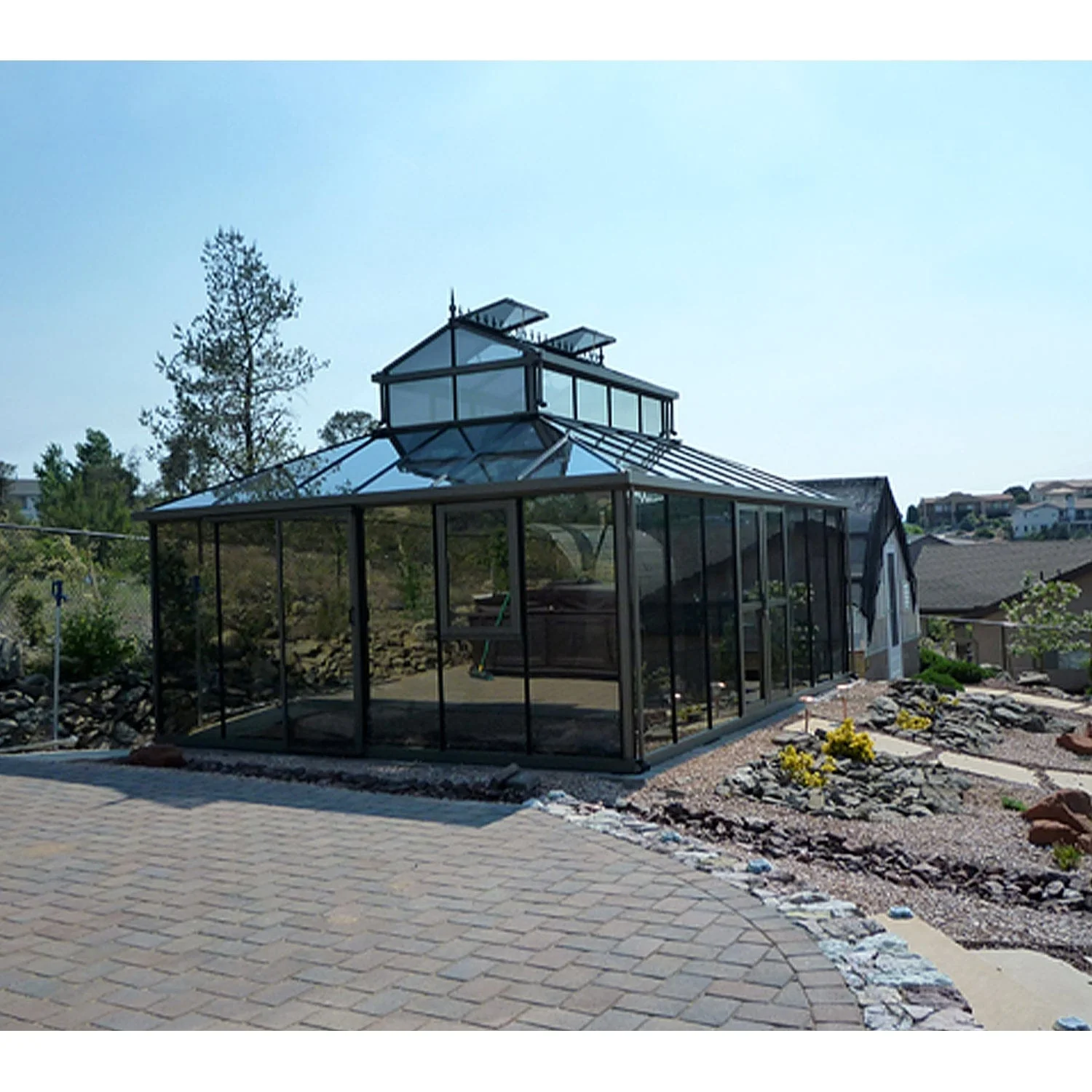 Janssens | Cathedral Victorian Glass Greenhouse Kit With 4mm Tempered Glass Glazing - Image 5