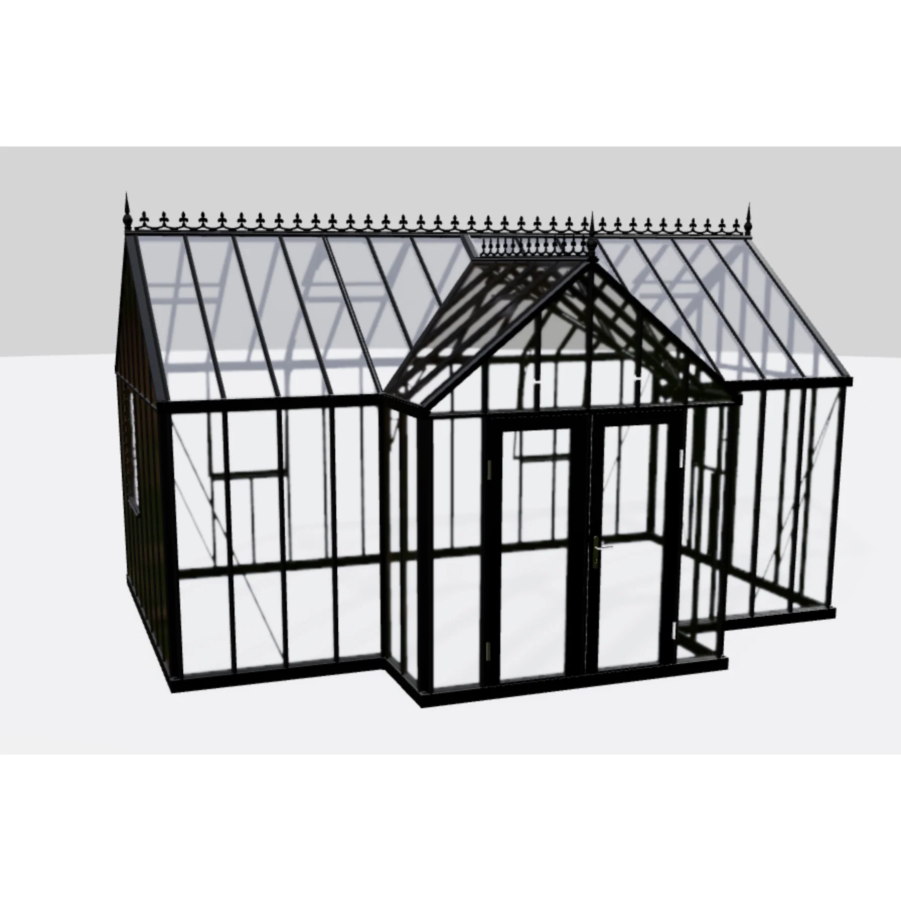 Janssens | EOS Royal T Victorian Glass Greenhouse Kit With 4mm Narrow Tempered Glass Glazing - Image 27