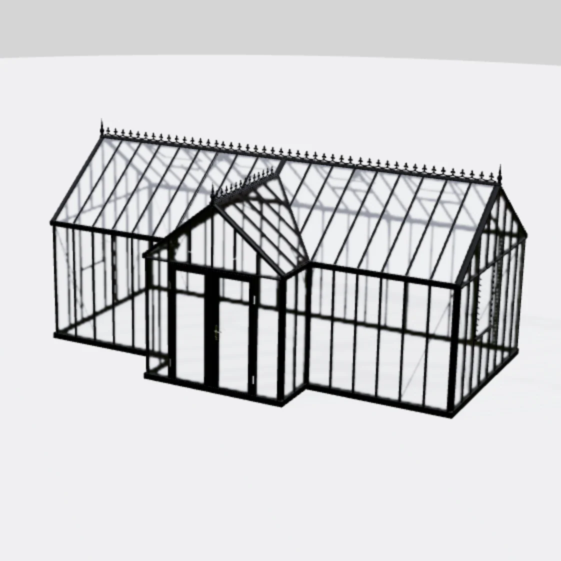Janssens | EOS Royal T Victorian Glass Greenhouse Kit With 4mm Narrow Tempered Glass Glazing - Image 5
