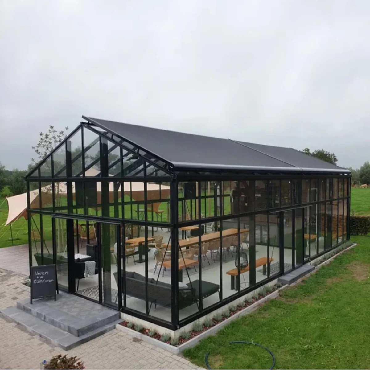 Janssens | Gigant Large Luxury Greenhouse with 4mm Tempered Glass Glazing - Image 2