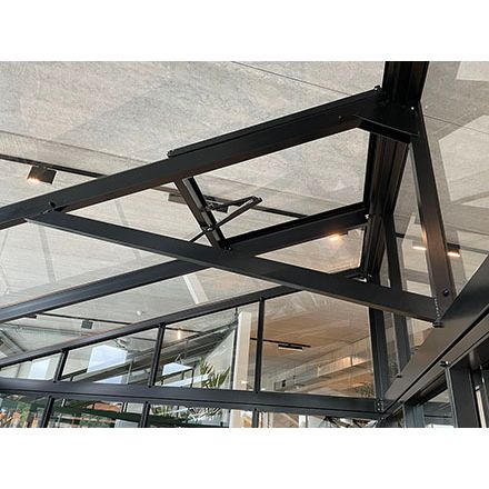 Janssens | Modern Pent Roof Glass Greenhouse Triangle Support - Image 2