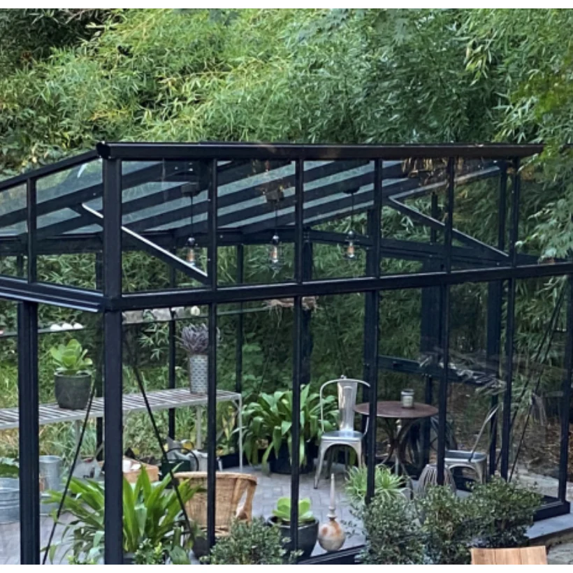 Janssens | Modern Pent Roof Glass Greenhouse Triangle Support - Image 3