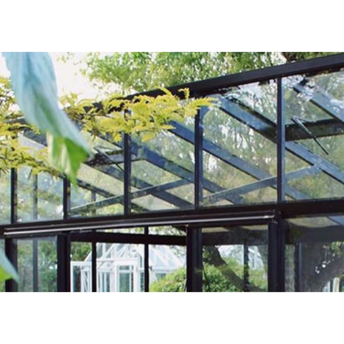Janssens | Modern Pent Roof Glass Greenhouse Triangle Support - Image 4