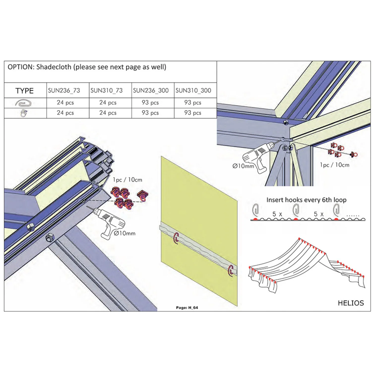 Janssens | Shade Cloth Set - Image 3