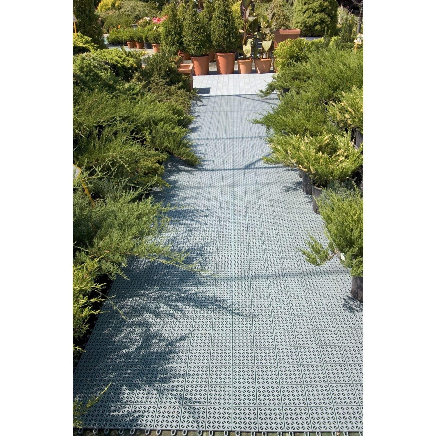 Riverstone | MONT 16' Greenhouse Interlocking Flooring System - 41 Tiles Kit - Image 5