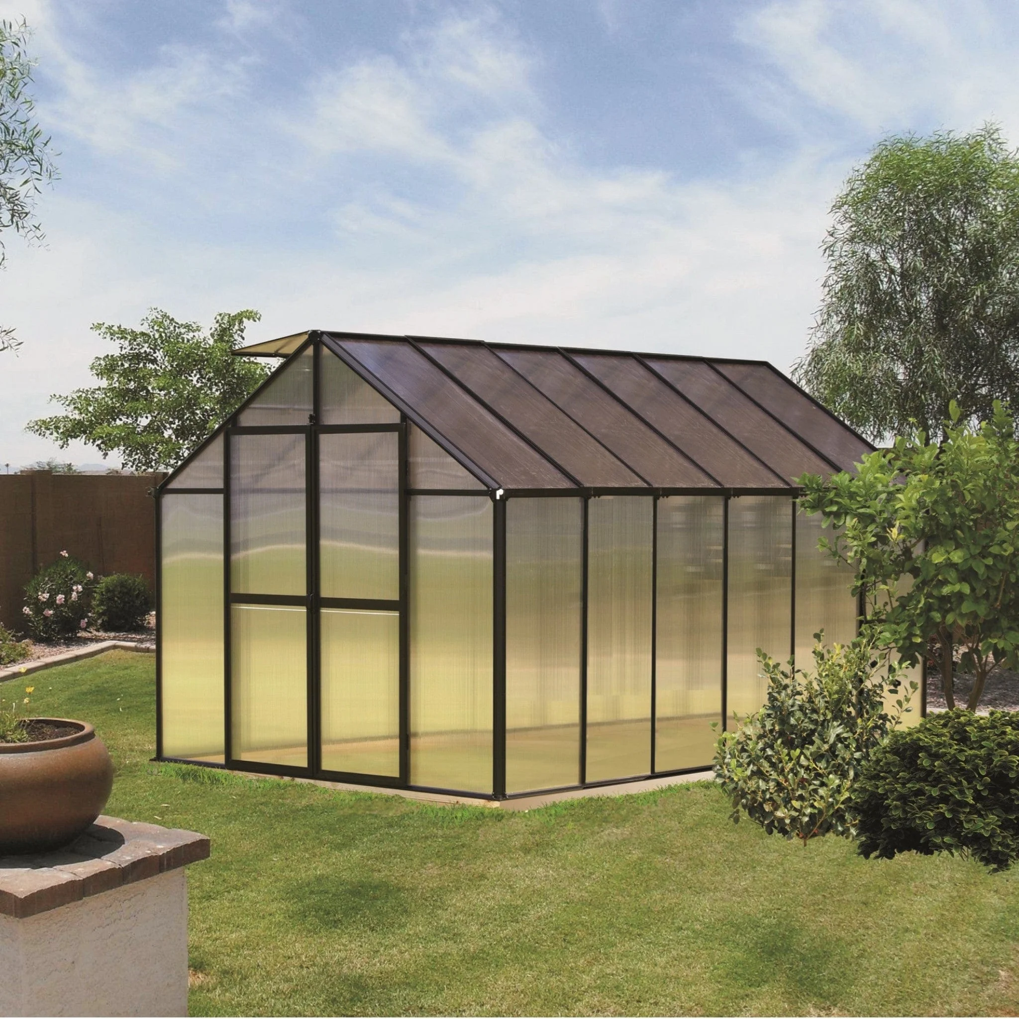 Riverstone | MONT Premium Greenhouse Kit Package with 8mm Twin-wall Polycarbonate Glazing - Image 6