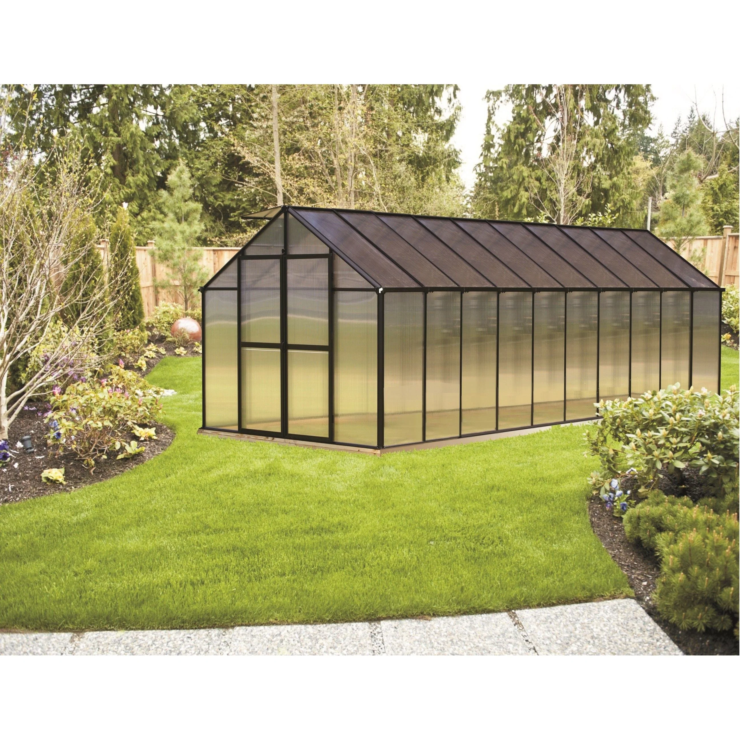 Riverstone | MONT Premium Greenhouse Kit Package with 8mm Twin-wall Polycarbonate Glazing - Image 8