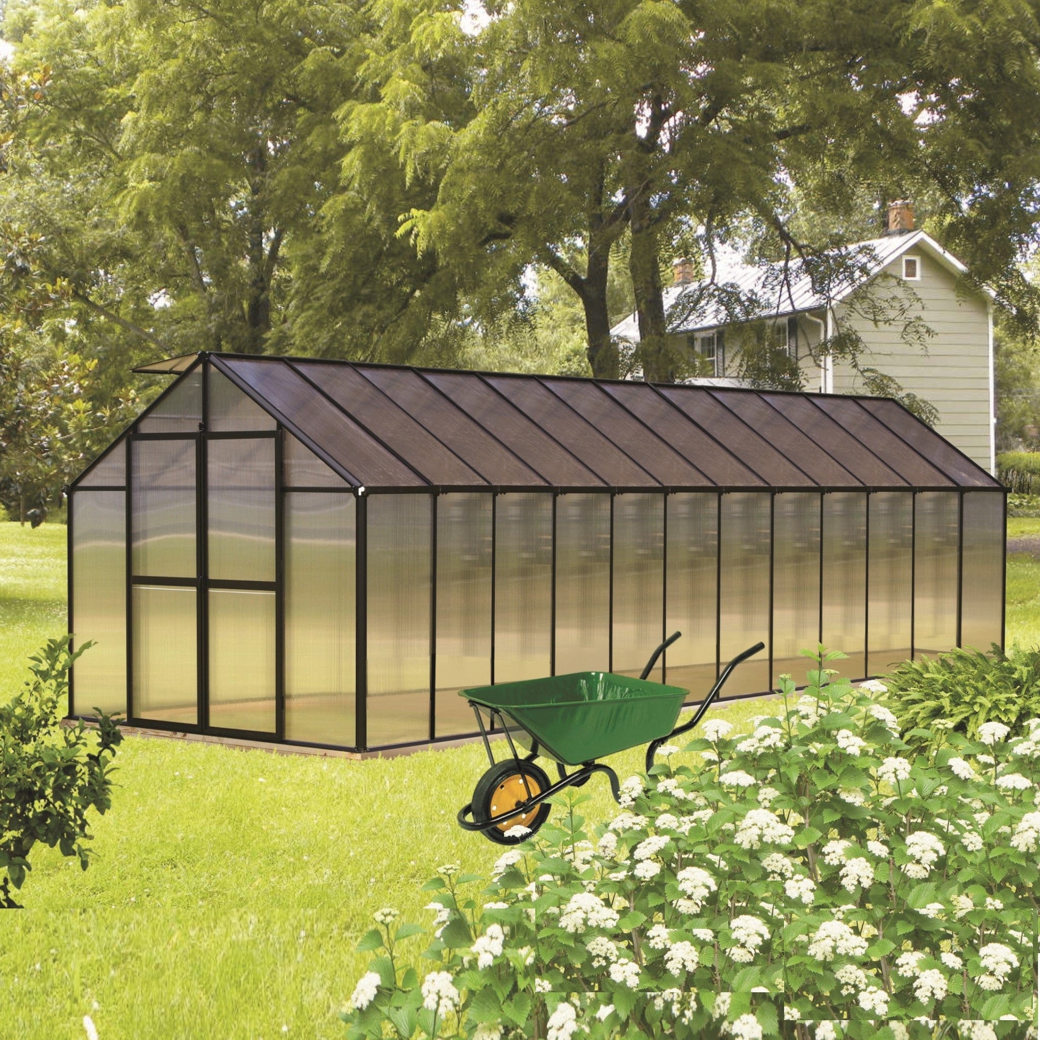 Riverstone | MONT Premium Greenhouse Kit Package with 8mm Twin-wall Polycarbonate Glazing - Image 9