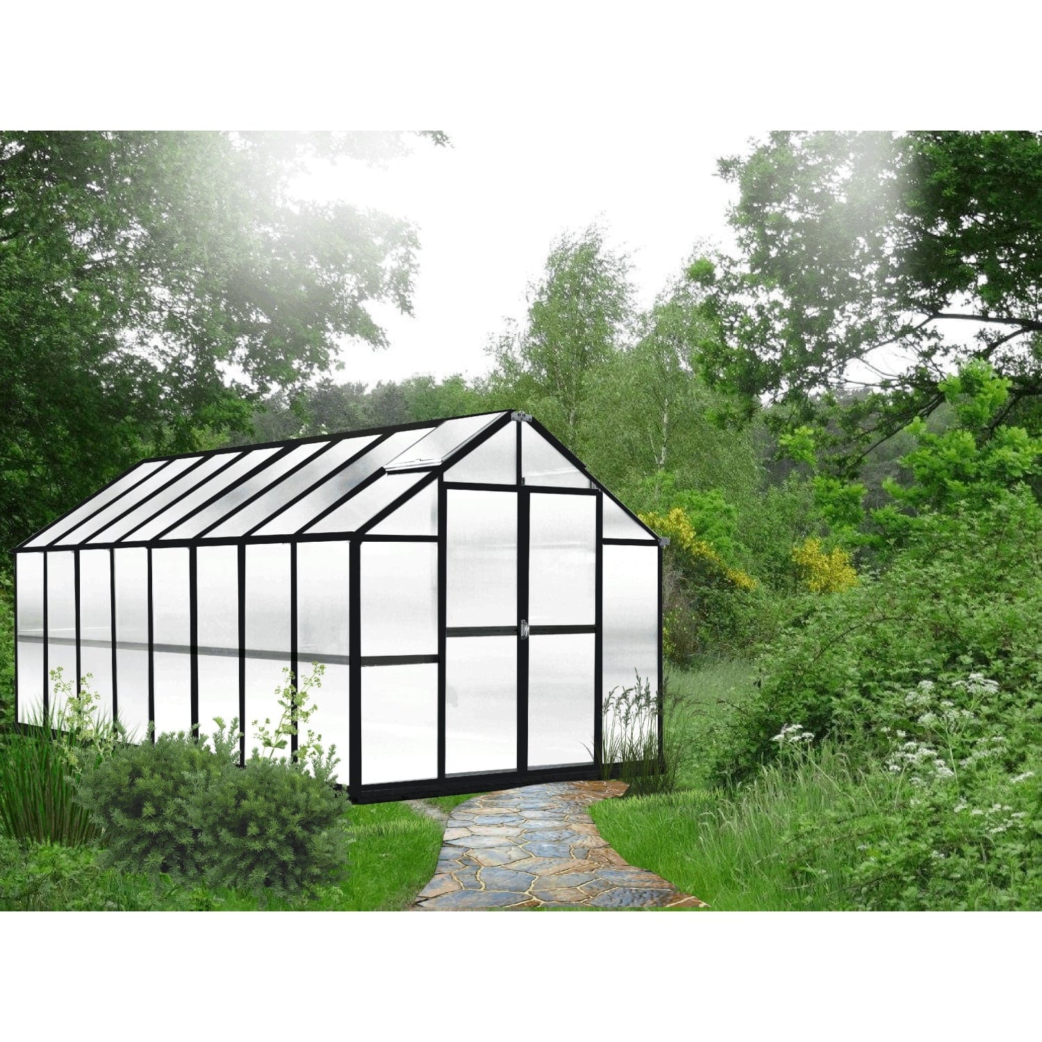 Riverstone | MONT Growers Edition Greenhouse Kit With 8mm Twin Wall Polycarbonate Glazing - Image 11