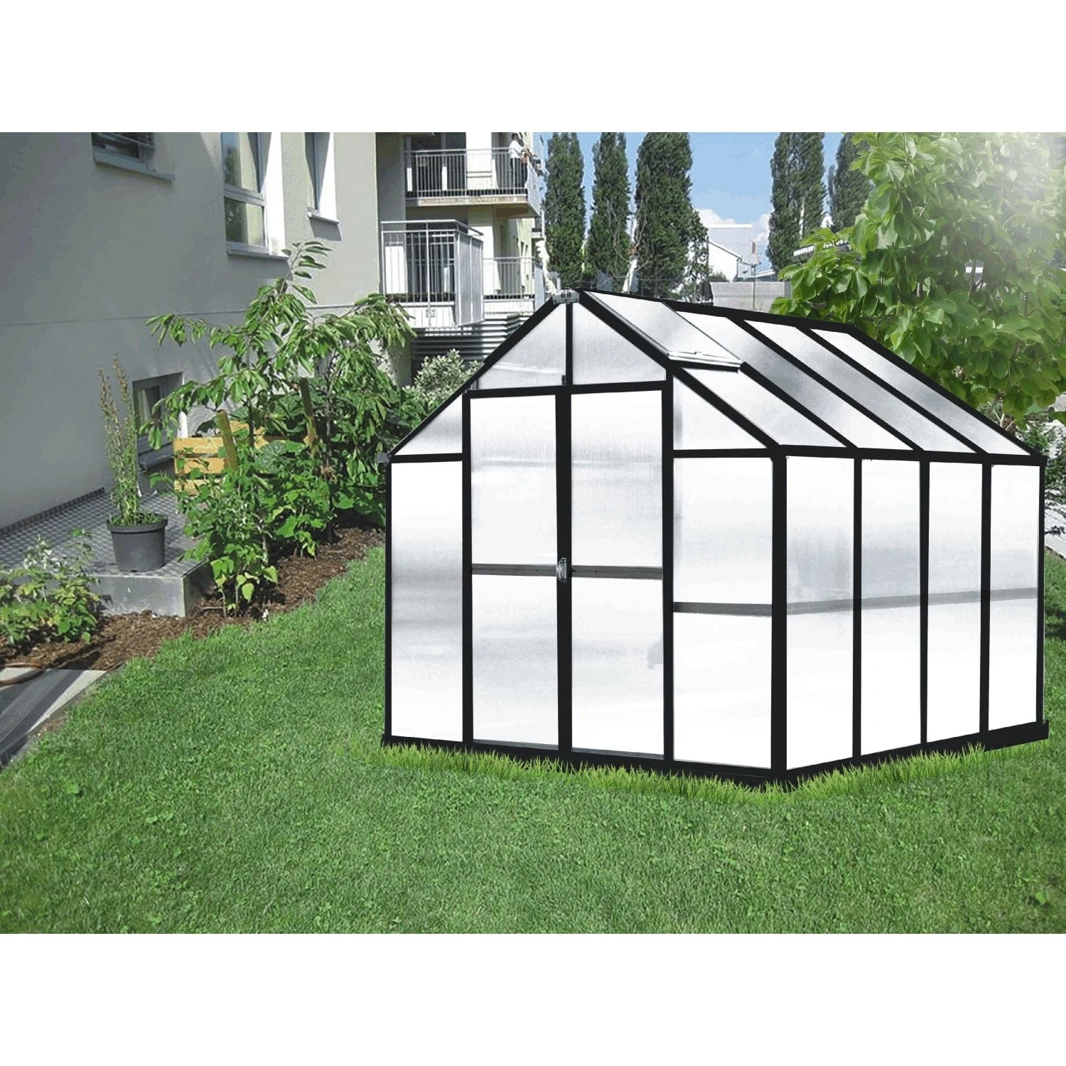 Riverstone | MONT Growers Edition Greenhouse Kit With 8mm Twin Wall Polycarbonate Glazing - Image 9