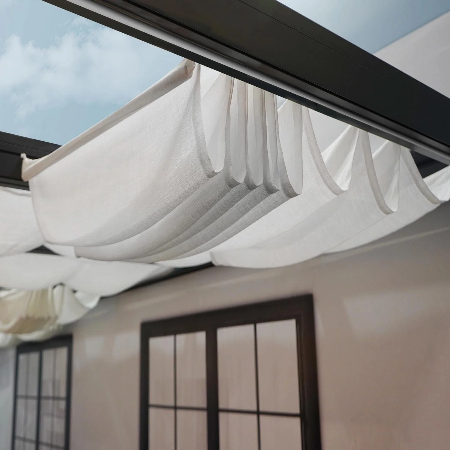 Palram - Canopia | 11x26 ft Stockholm Patio Cover Roof Blinds - Image 15