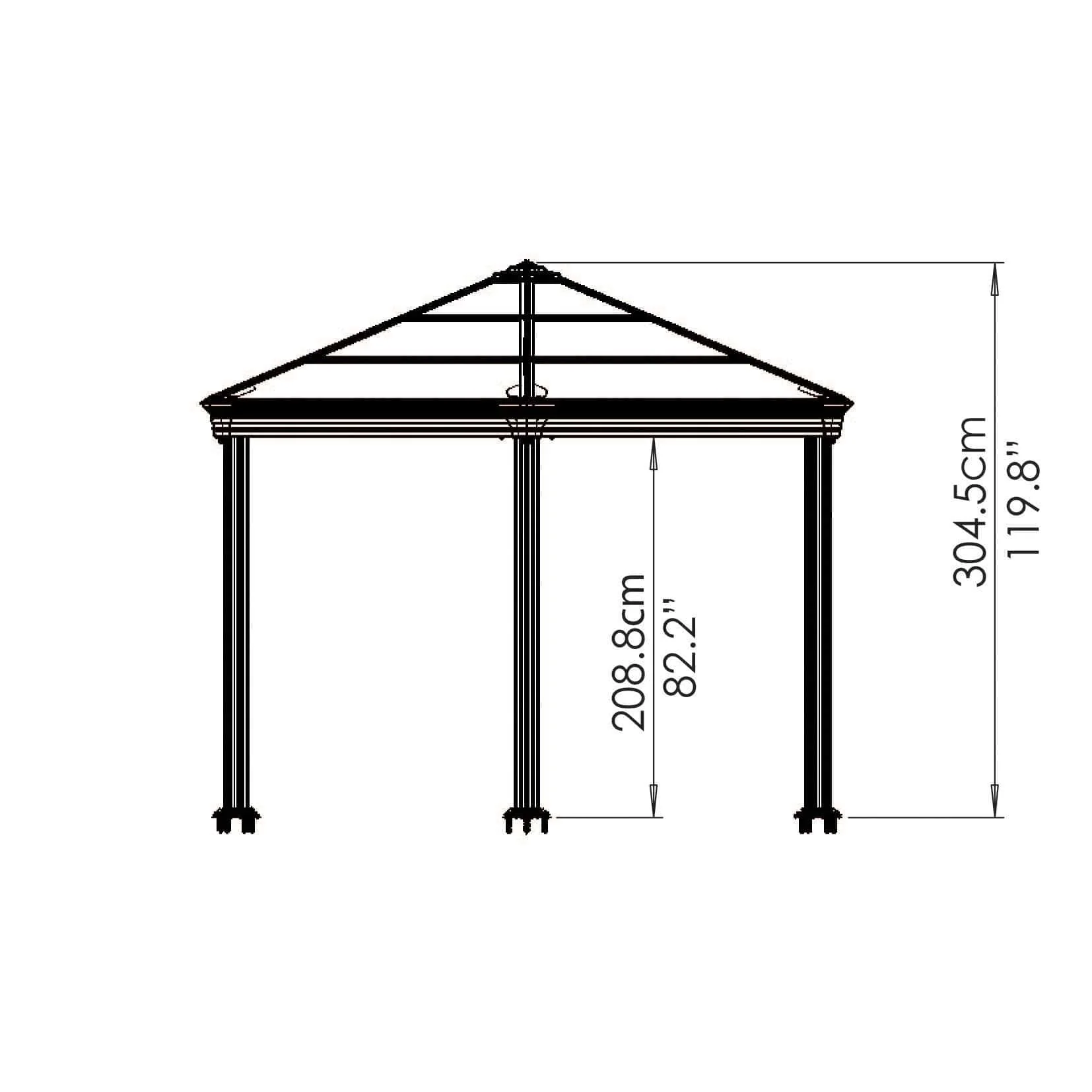 Palram - Canopia | 12x14 ft Roma Garden Gazebo - Image 9
