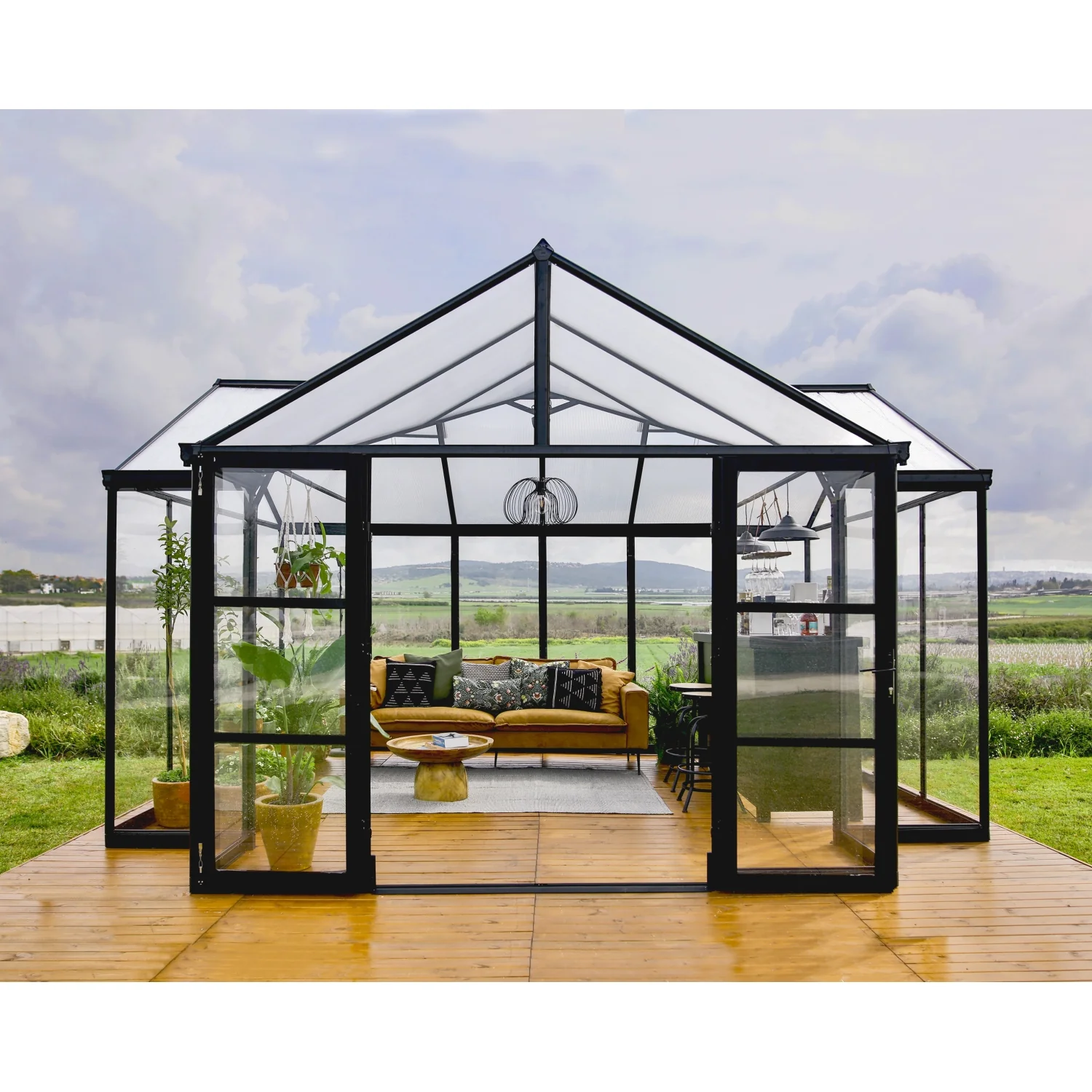 Palram - Canopia | 12x15 Ft Triomphe Chalet Greenhouse - Image 11