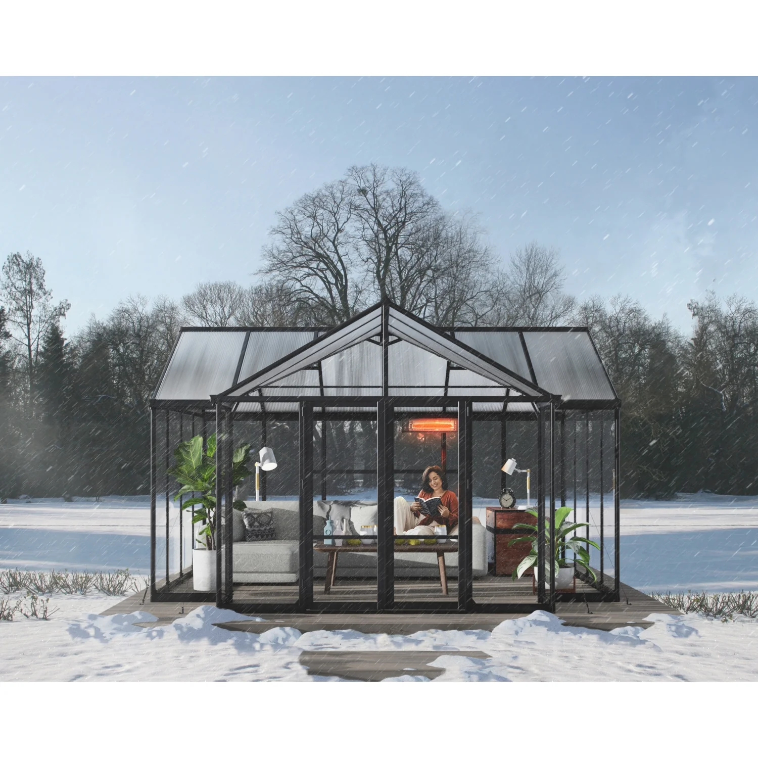 Palram - Canopia | 12x15 Ft Triomphe Chalet Greenhouse - Image 6