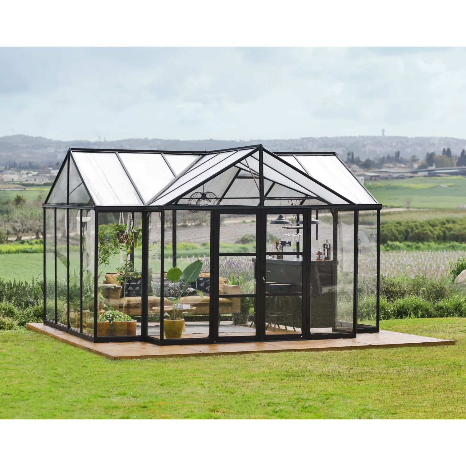 Palram - Canopia | 12x15 Ft Triomphe Chalet Greenhouse - Image 7