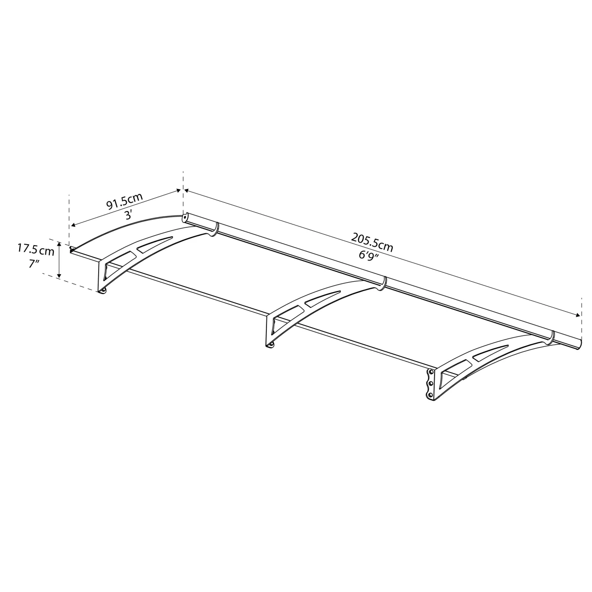 Palram - Canopia | Aquila Door Awning - Image 20