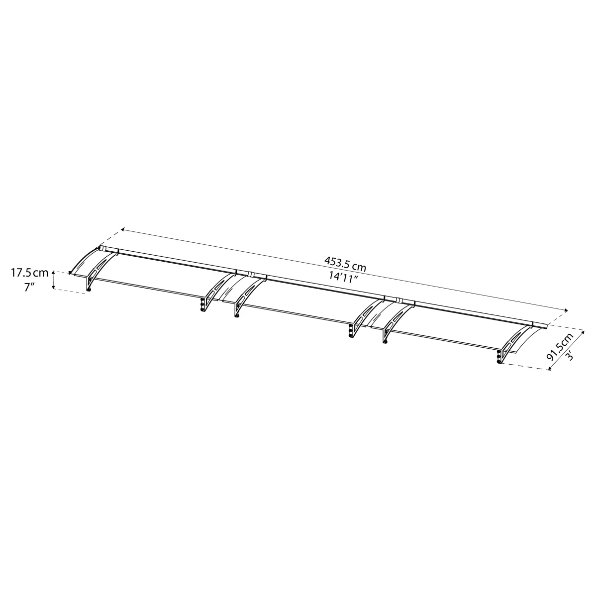 Palram - Canopia | Aquila Door Awning - Image 31
