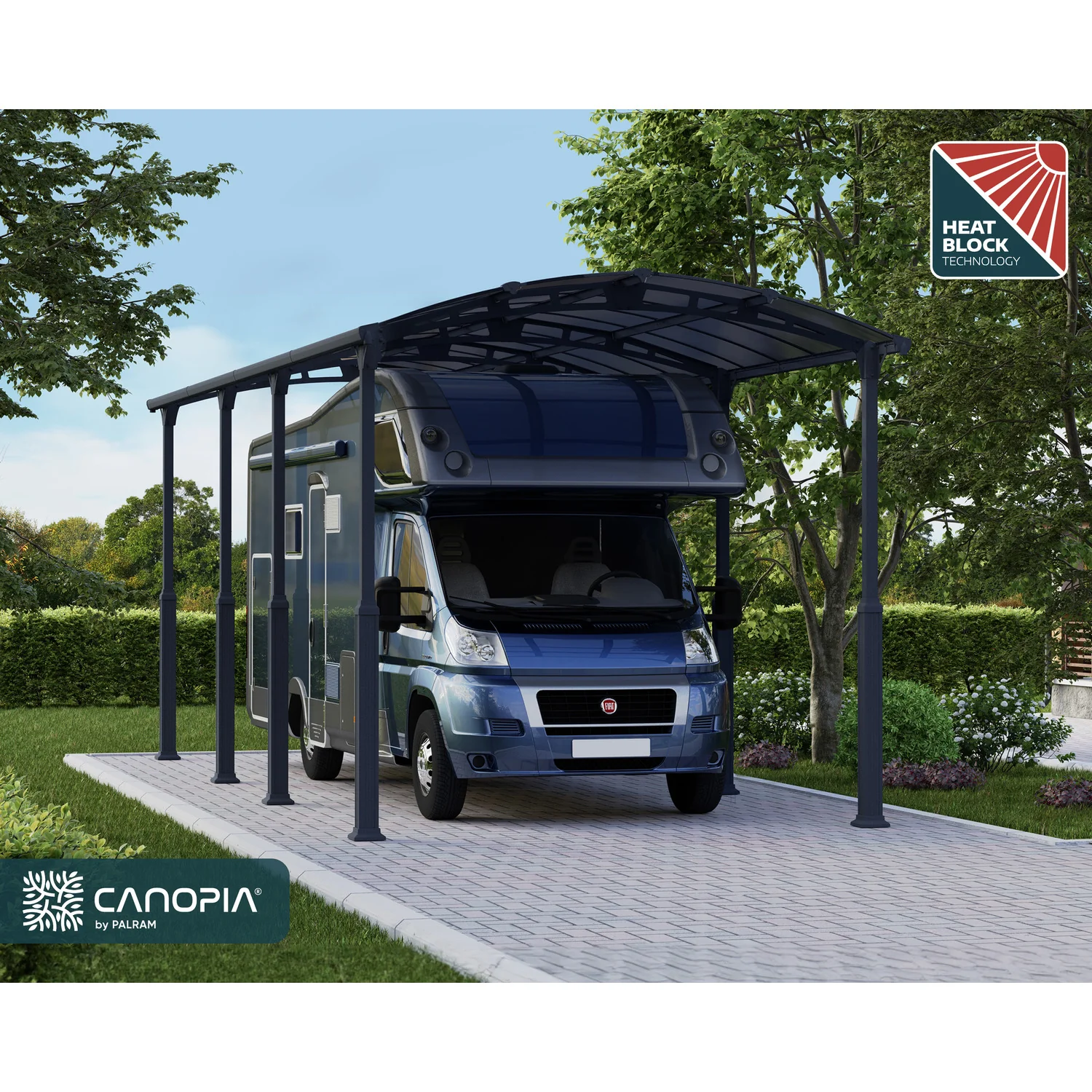 Palram - Canopia | Arcadia Alpine RV Carport 12x28x11.5 ft - Image 16